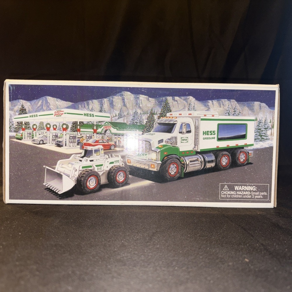 2008 Hess Toy Truck & Front Loader New in Box Collectible